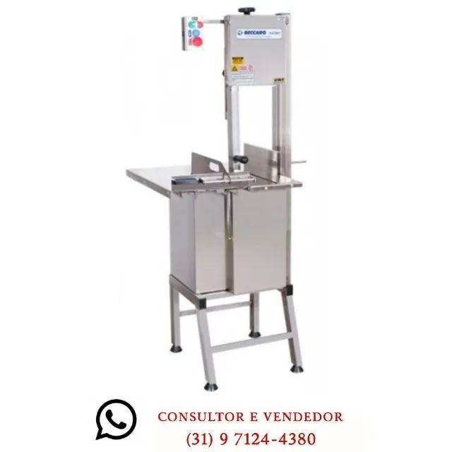 Serra Fita Inox Beccaro com Suporte Bivolt