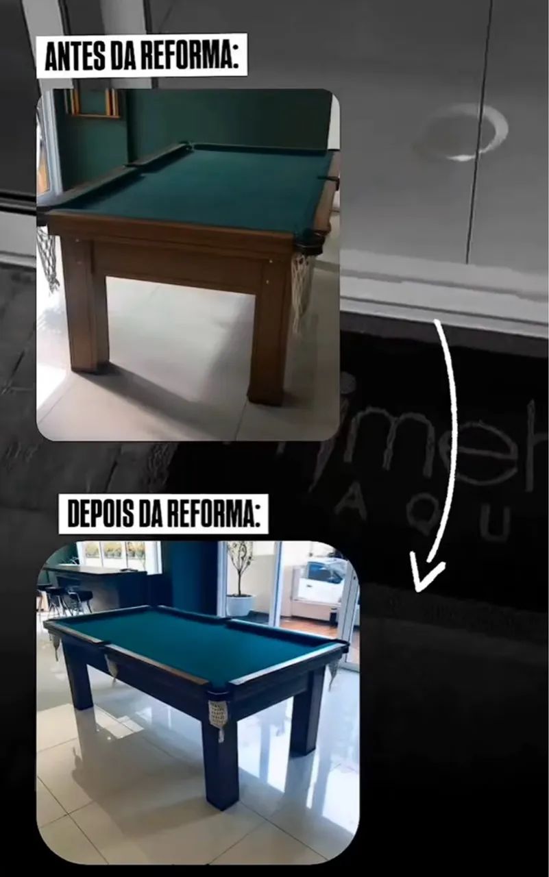 REFORMA DE MESA DE SINUCA  E PING PONG  - Foto 5