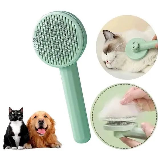 Pente para Cães e Gatos - Remoção de Pelos - Novo