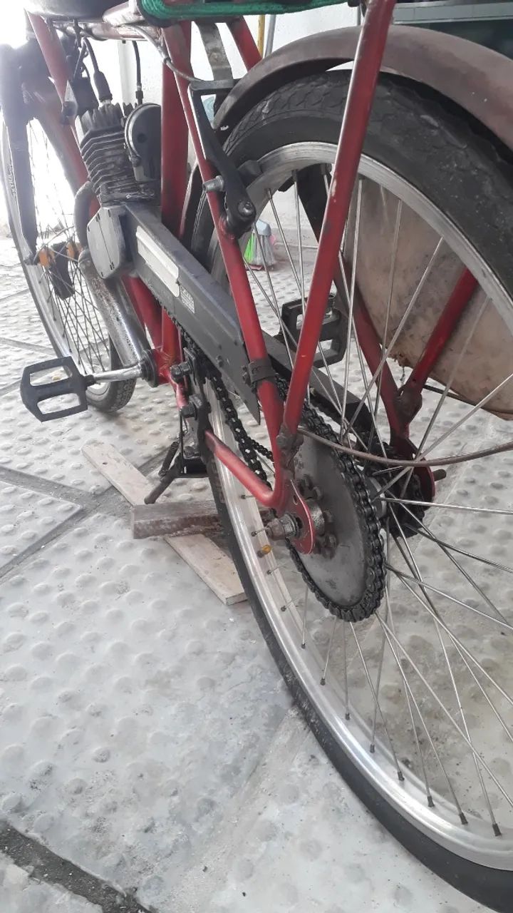 Bicicleta  a motor reliquia unico dono a 20 anos bon estado - Foto 5