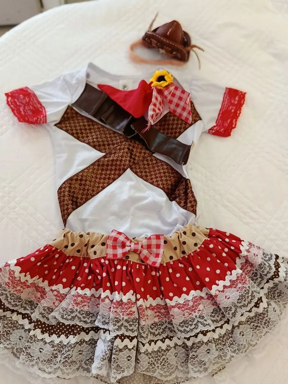 Fantasia Caipira Infantil - Roupa de Festa Junina