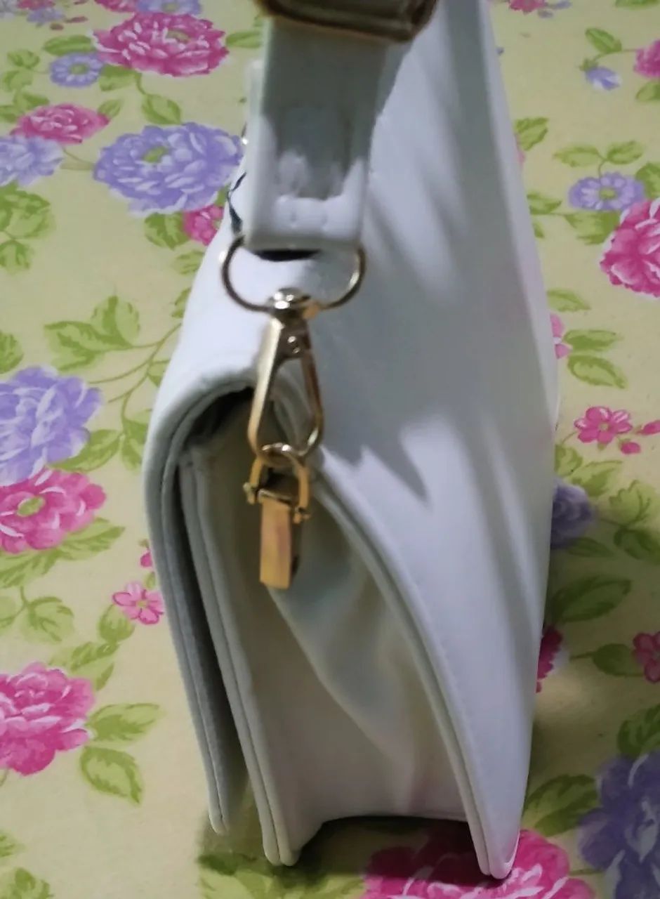 Bolsa de Ombro Branca nova - Foto 4