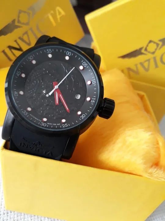 Relógio Invicta Yakusa  Dragon Preto - Foto 3