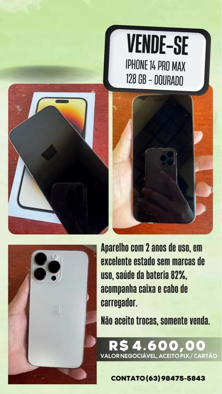 Vendo iPhone 14 pro max