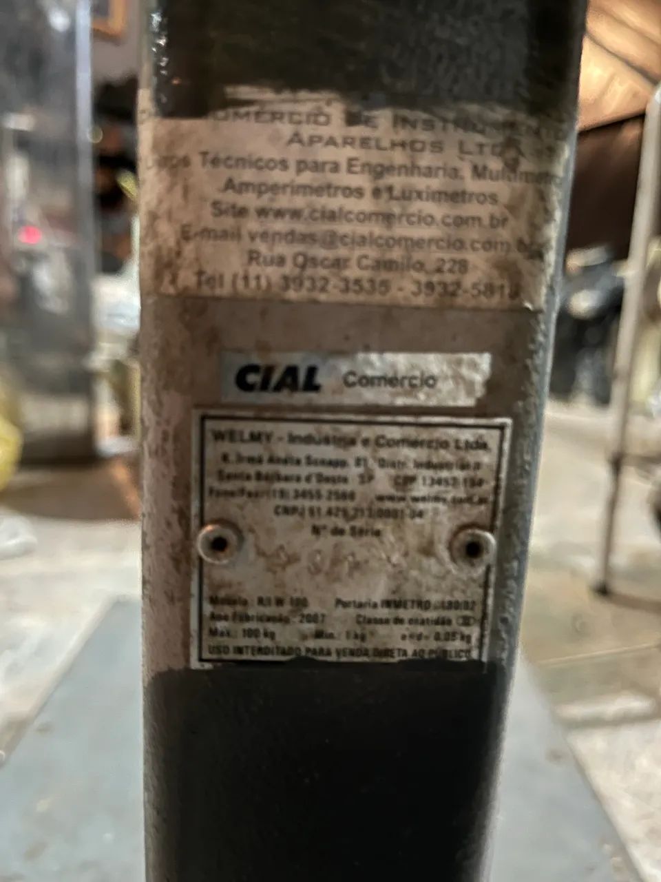 balança de plataforma da marca Welmy. C/ defeito  - Foto 3