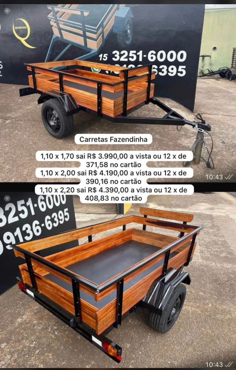 Carreta fazendinha em promoção