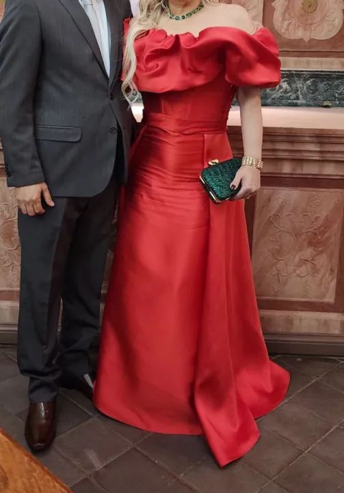 vestido de festa zibeline tamanho g, usado apenas 1 vez. - Foto 2