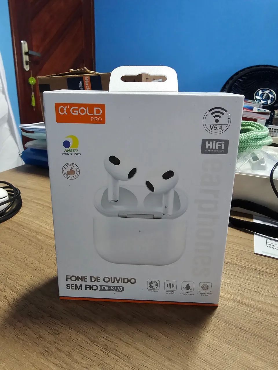 Fone de ouvido sem fio Gold Pro FN-BT10