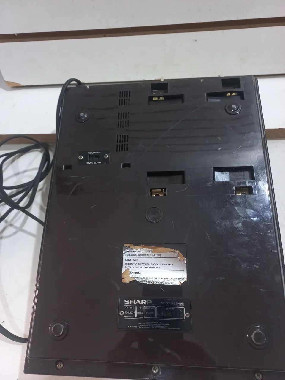 Calculadora  antiga SHARP DCS 4164  - Foto 3