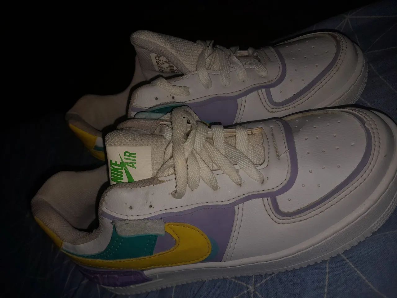 Tênis Nike Air Force 1 Shadow Colorido - Novo! - Foto 5