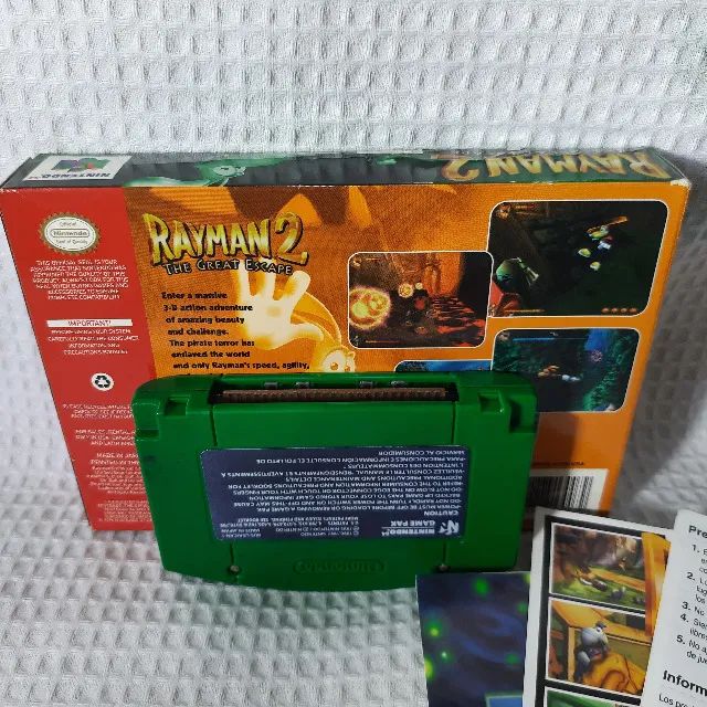 JOGO N64 RAYMAN 2 CIB - Foto 2