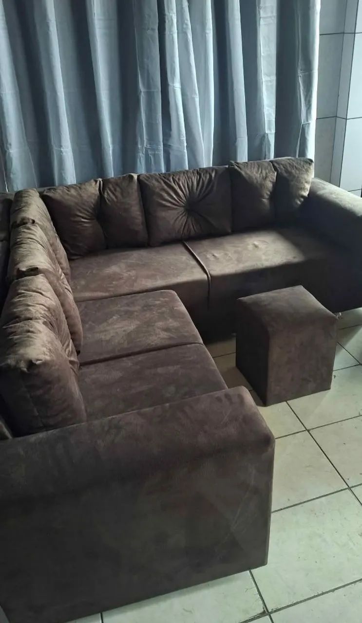 Sofá de canto 6 lugares, super acolchoado e confortável  - Foto 3