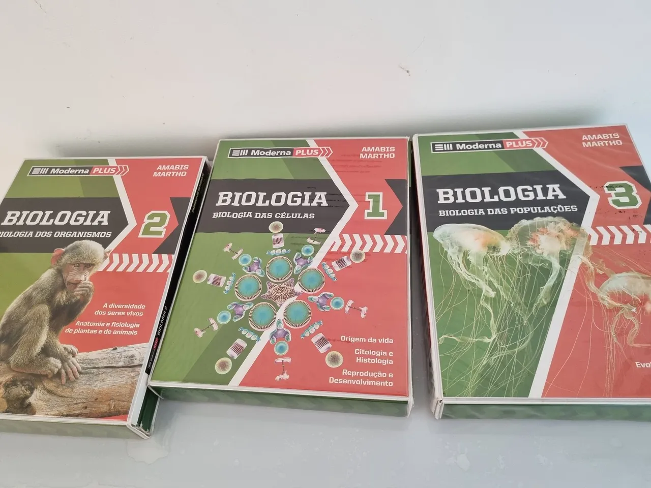 Coleção Biologia Amabis Martho Moderna Plus