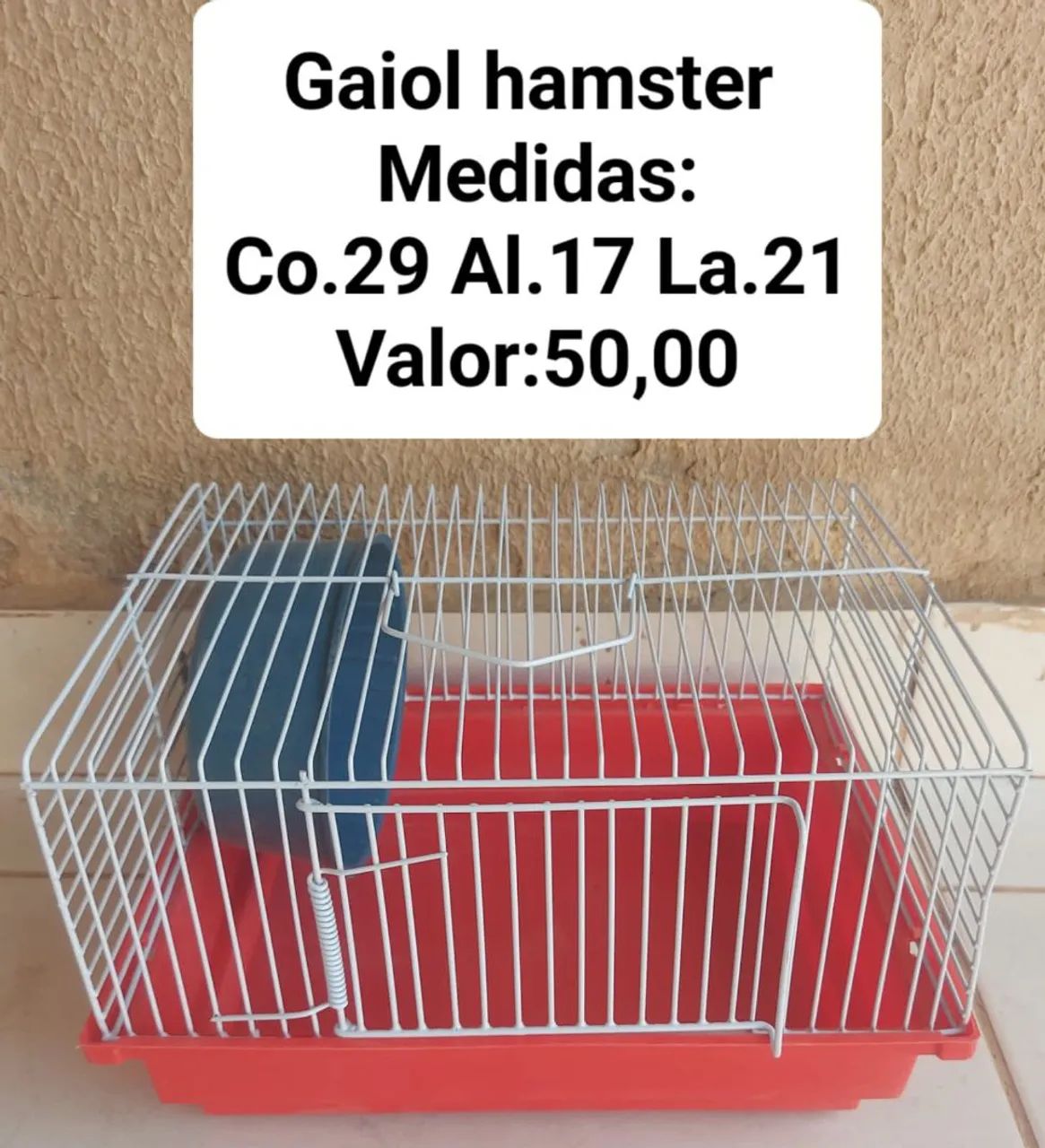 Gaiola para Hamster