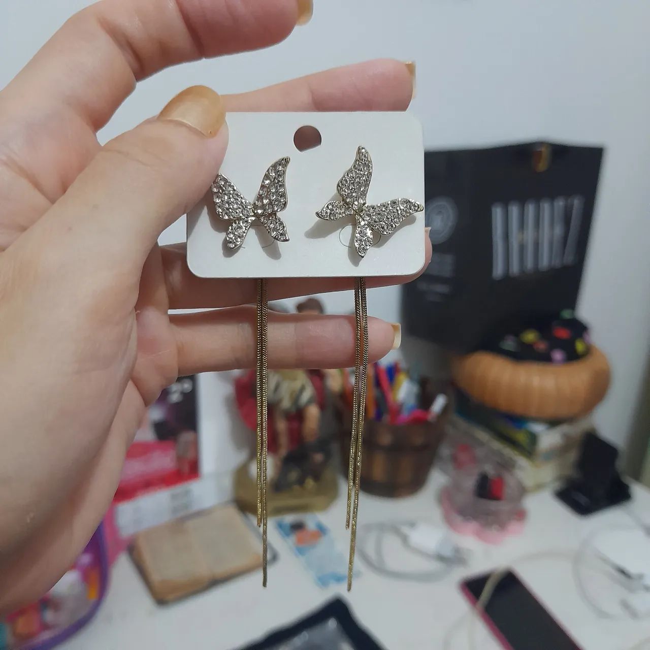 9 pares de brincos novos por 15,00 todos. - Foto 4