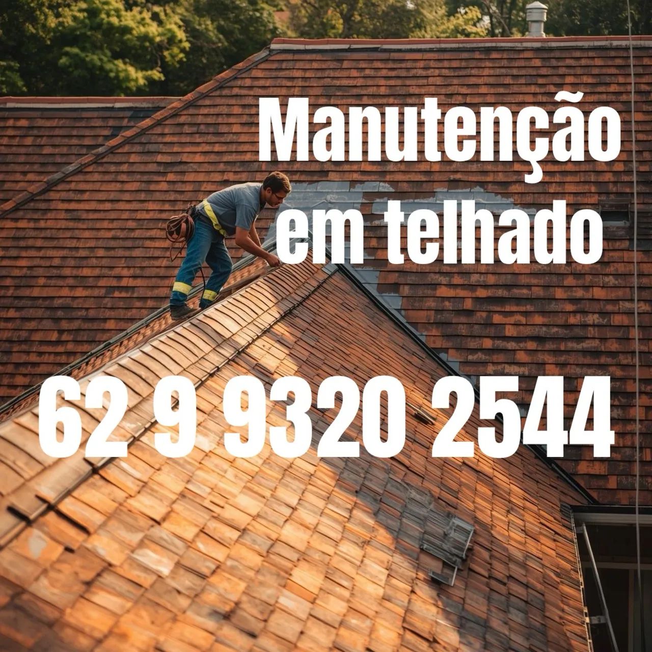 Manutenção em telhado