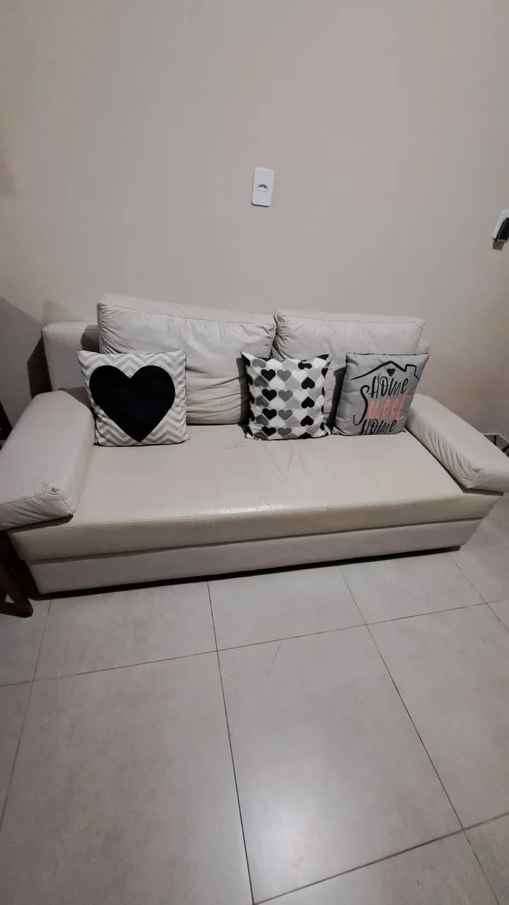 Sofá Cama 3 Lugares 