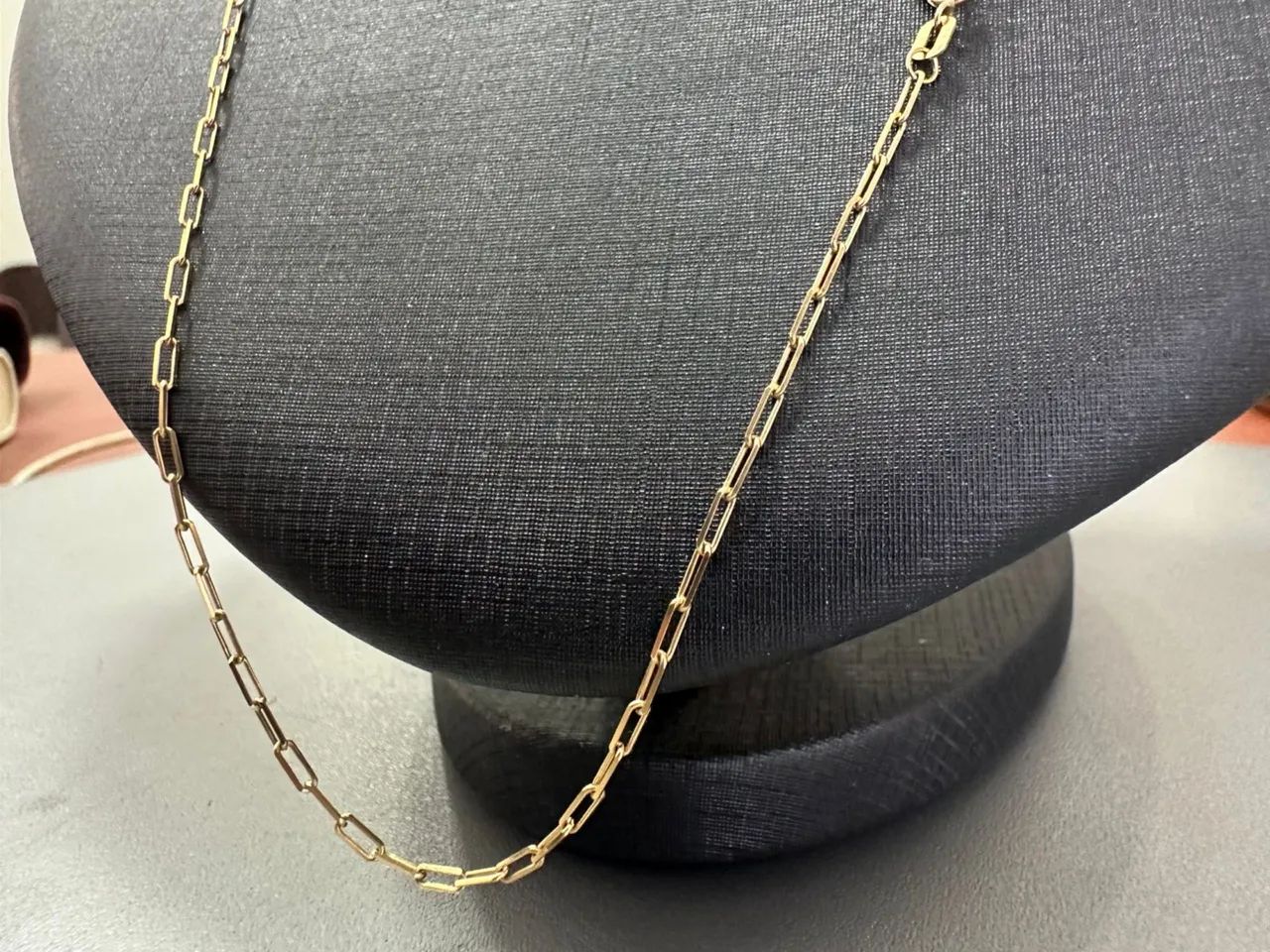 Corrente Tijolinho de ouro 3.07g 18k procedência garantia eterna