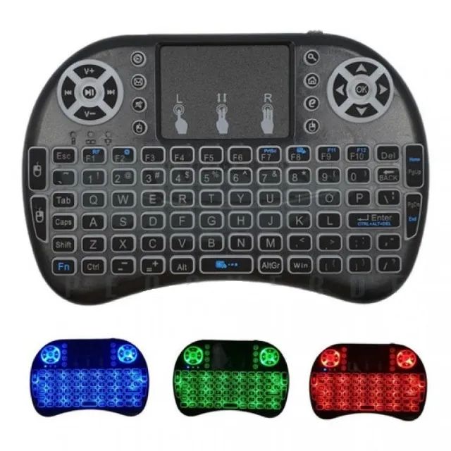 Mini Teclado Sem Fio Altomex AL-313 com Touchpad ? Iluminação LED RGB - Foto 4