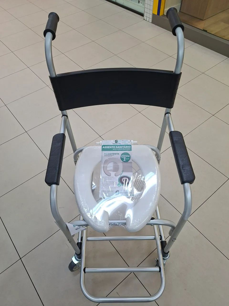 CADEIRA DE BANHO ALUMÍNIO 100KG