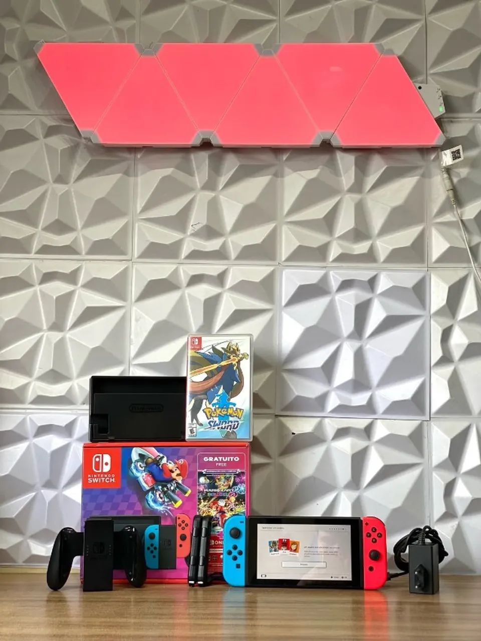 NINTENDO SWITCH OLED + ACESSORIOS - Foto 5