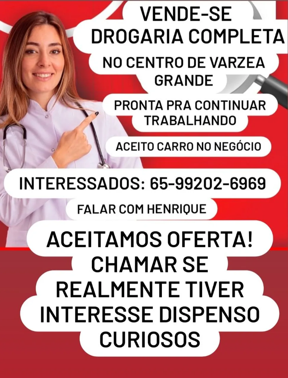 VENDO DROGARIA/FARMACIA COMPLETA!