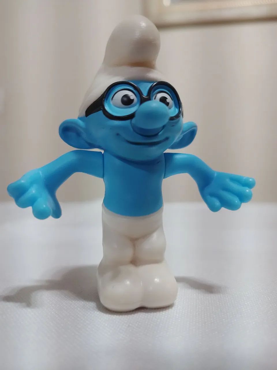 Boneco Smurf Gênio Colecionável