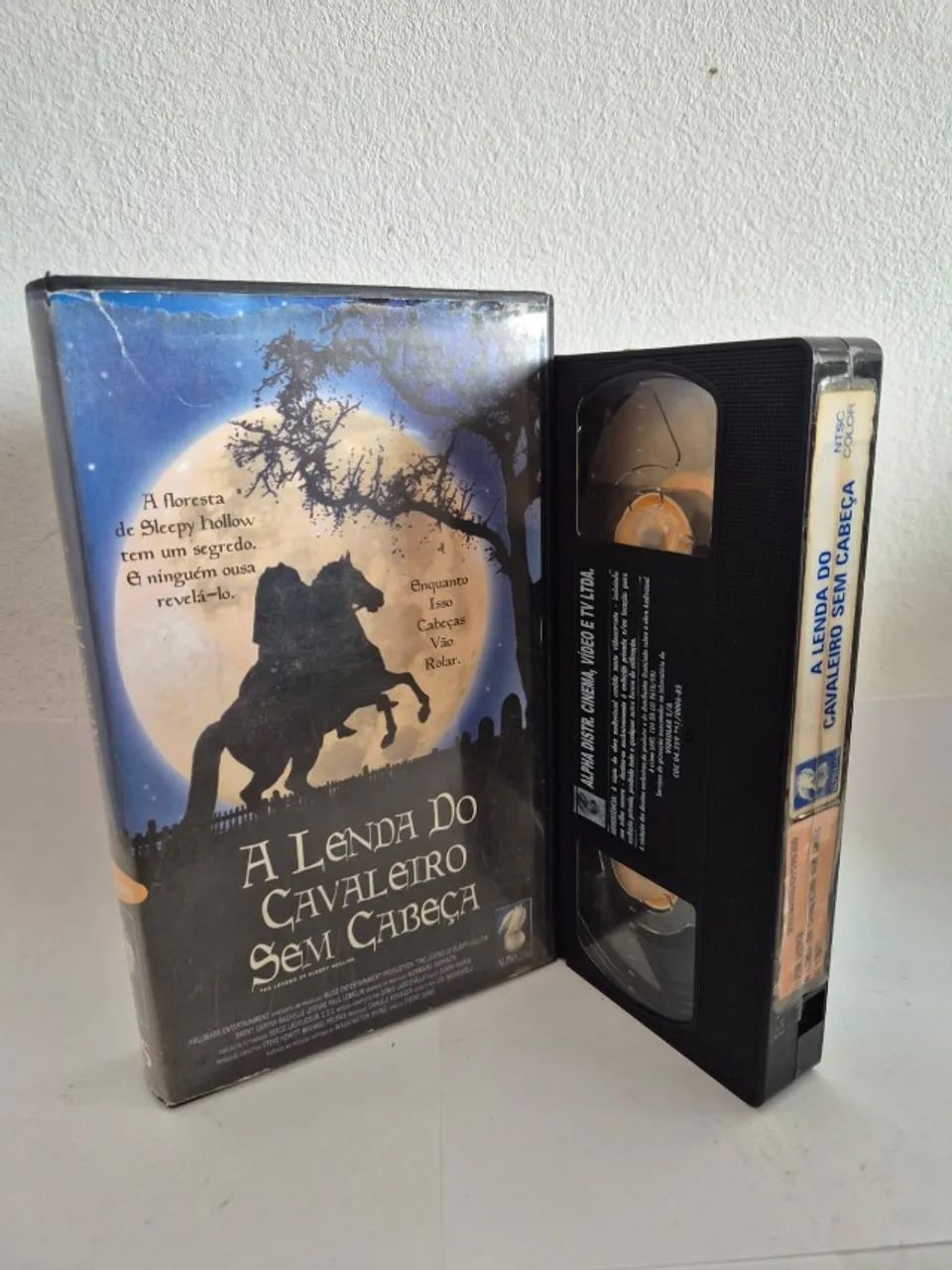 VHS A Lenda do Cavaleiro Sem Cabeça Dublado Original - DVD, Blu
