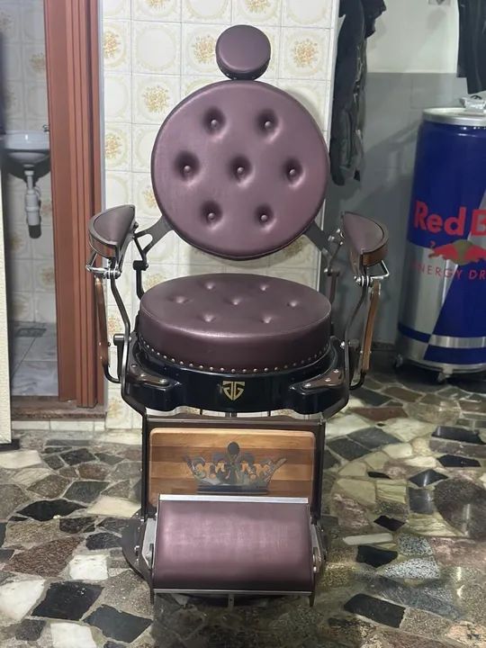 Cadeira de Barbeiro Vintage - Foto 5