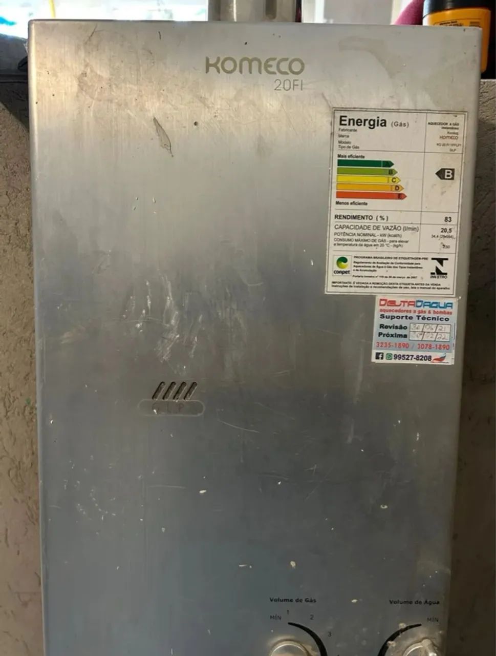 Aquecedor de água a gás Komeco 20FI - Foto 2