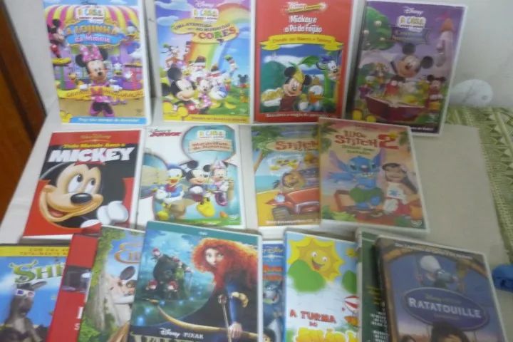 17 Dvds Infantil Mickey Mouse E Outros Leia Descrição Anúncio