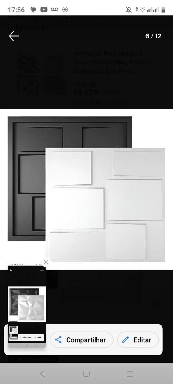 Pinturas em geral. e fabricação de placas gesso 3d - Foto 3