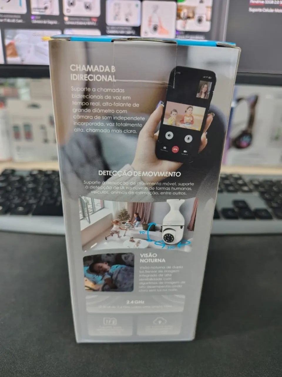 Câmera Lâmpada Segurança YOOSEE It-blue SC-B17 - Foto 3