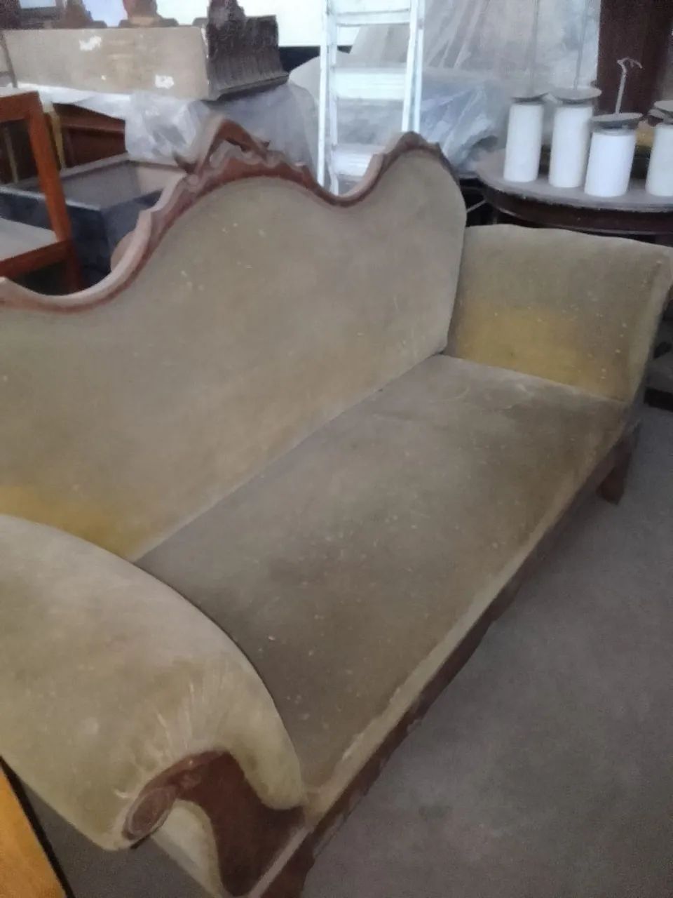 Antigo sofá alemão anos 50 - Foto 2