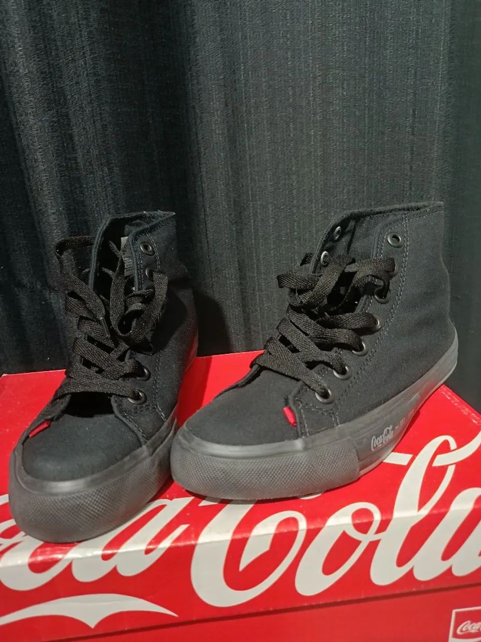 Tenis Coca-Cola Preto 35 - Foto 2