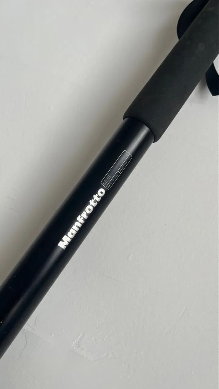 Monopé Manfrotto (628b) cabeça fluida (128rc) 180cm muito alto! - Foto 5