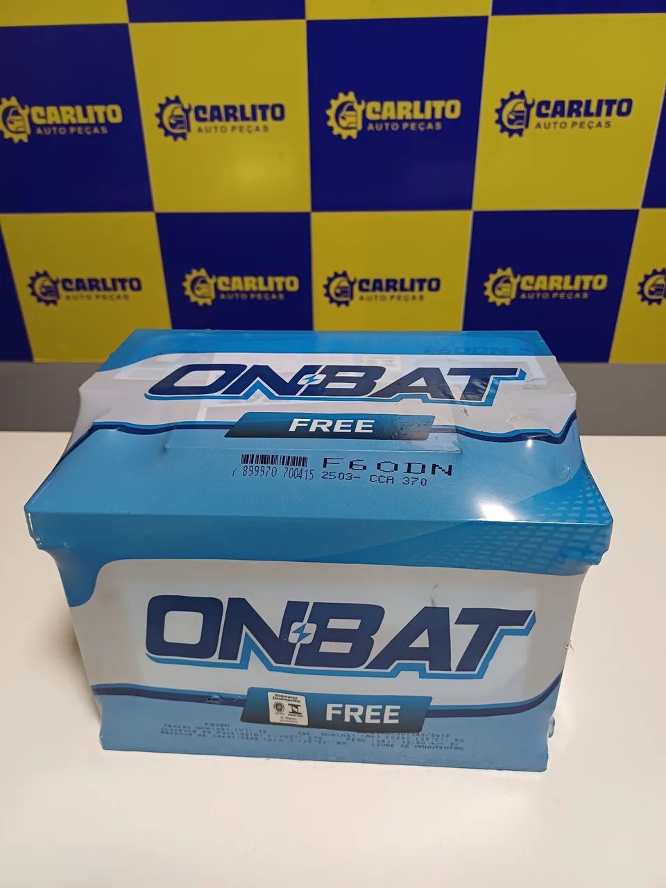 Bateria  ONBAT 60AH 12 meses de garantia  - Foto 2