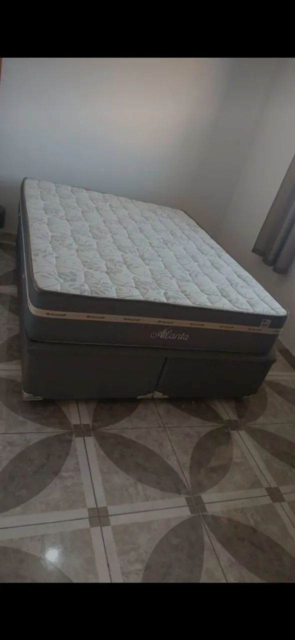 Cama Queen deixamos montado 