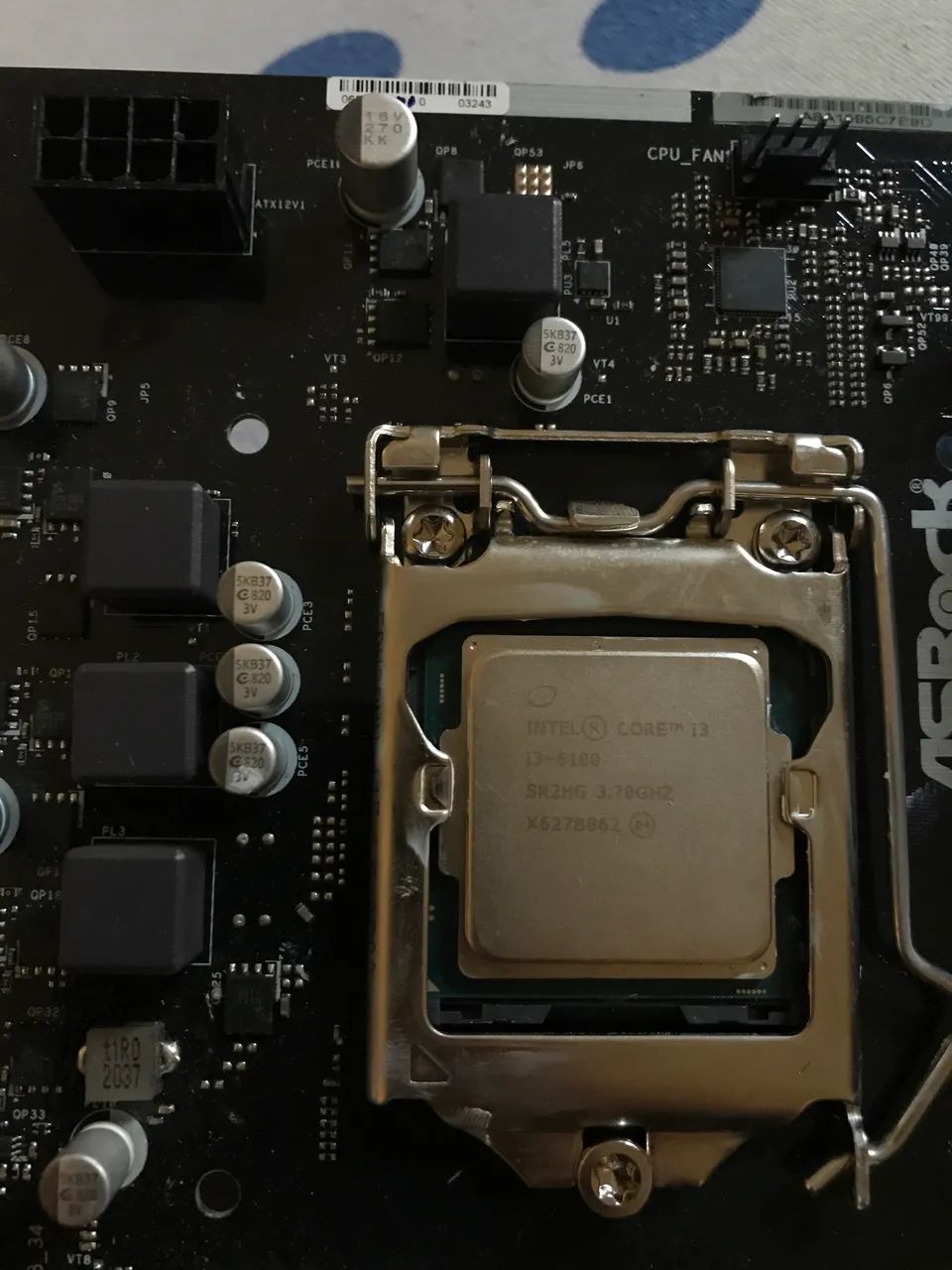 MOTHERBOARD DDR4 WITH PROCESSOR AND MEMORY (FOR REPAIR)64307865199362123