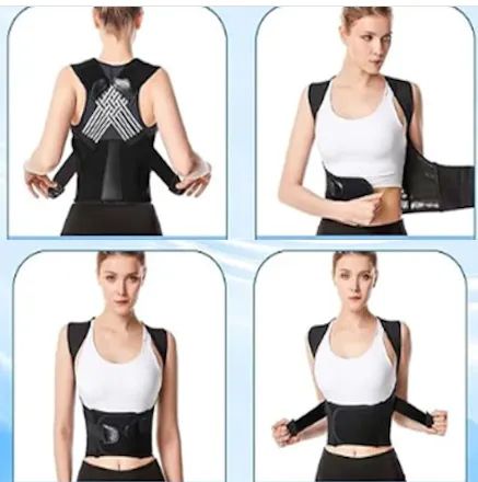 Cinta Colete Corretor Postural Magnético Unissex z1433 - Foto 3