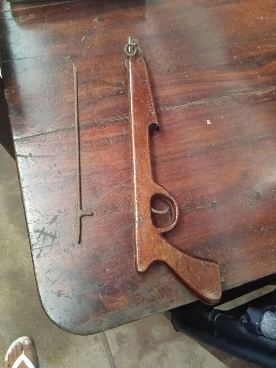 Arpao de pesca caseiro