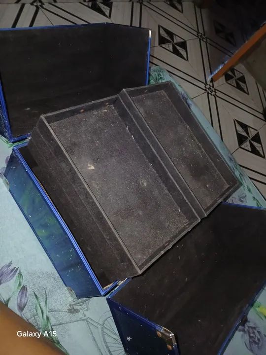 Maleta de Maquiagem Azul - Foto 2