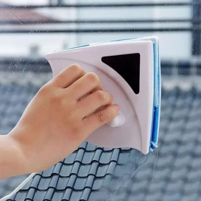 Limpador de vidros magnético para janelas e aquários