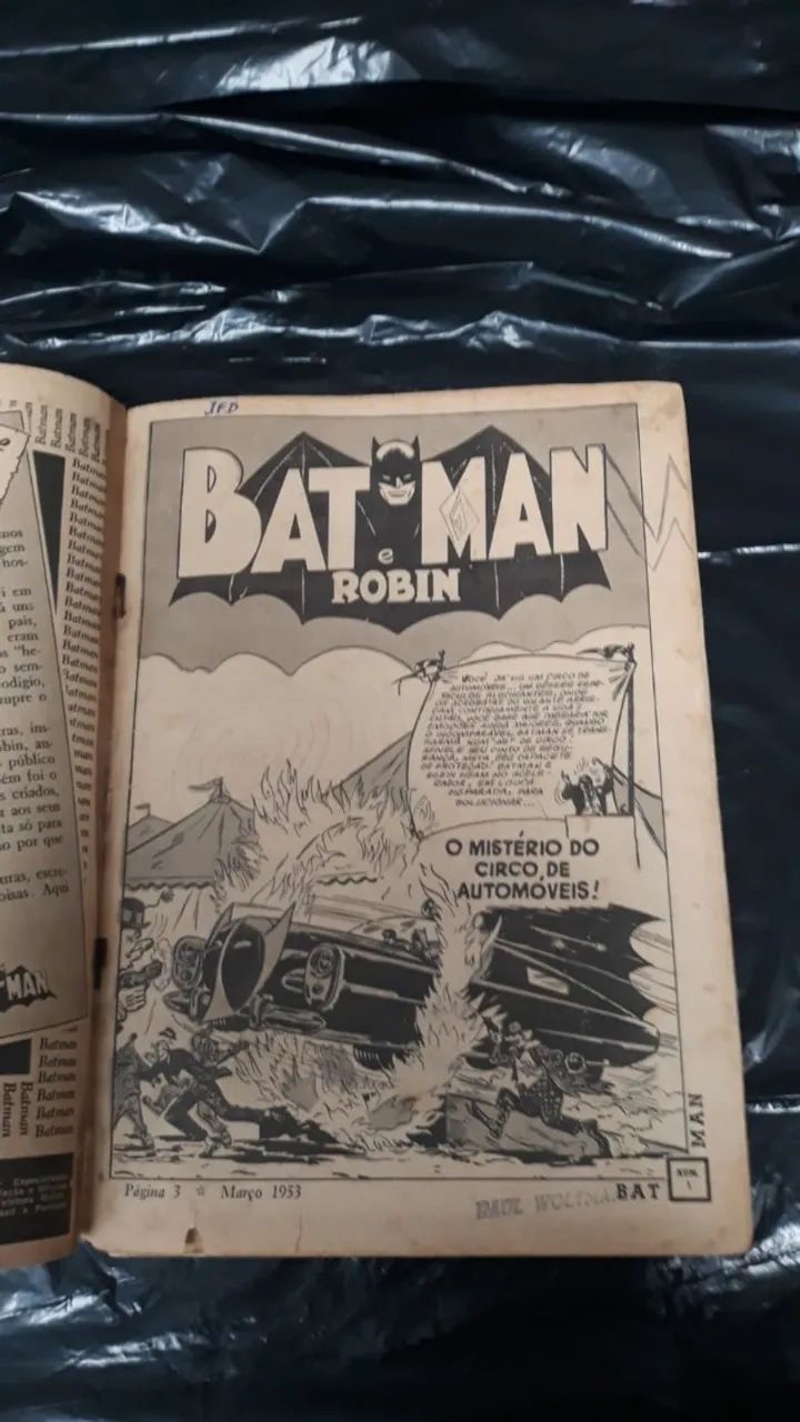 Batman N.1 1a Série ano 1953 raríssima e original - Foto 3