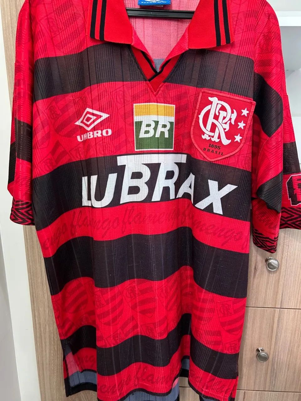Camisa Flamengo 1995 1996 centenário Romário  - Foto 6