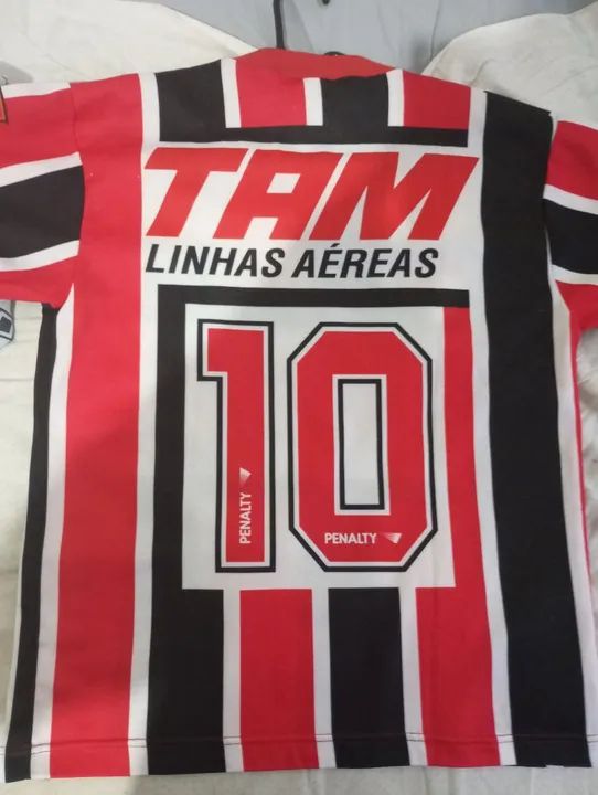 Camisa São Paulo - TAM - Penalty - 1995 original  - Foto 3