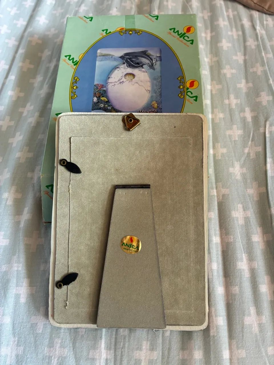 Moldura Decorativa com Golfinhos e Fundo do Mar - Foto 4