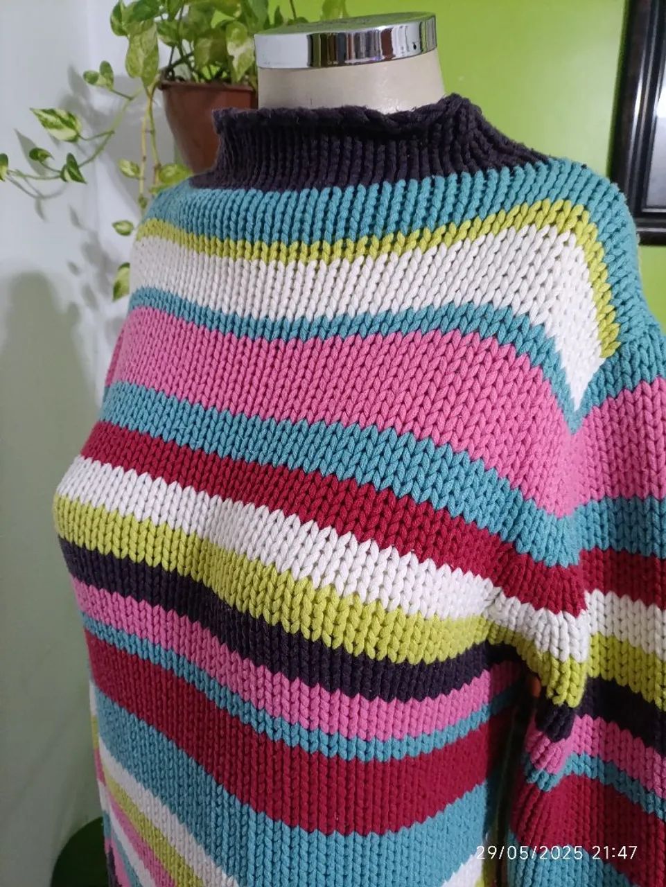 Suéter Colorido em Tricot - importado - C&A. - Foto 3