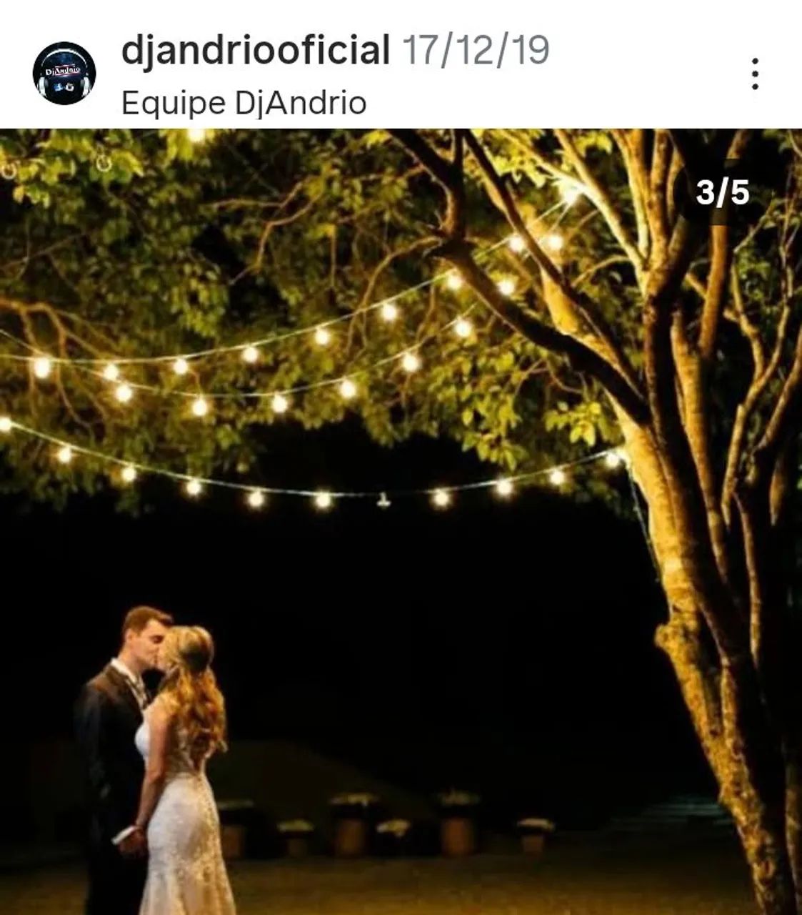 Iluminação para casamentos