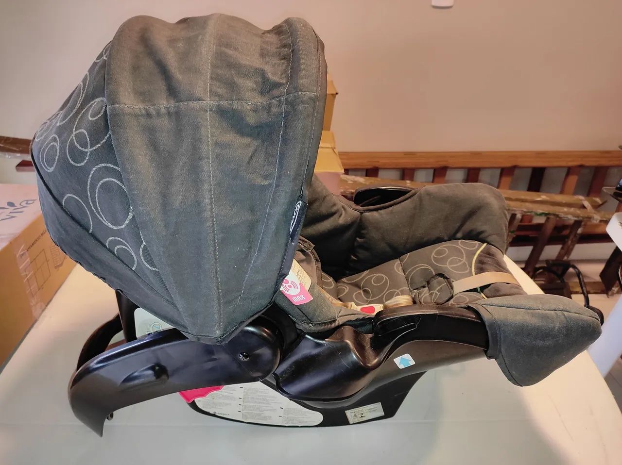 Cadeirinha bebê conforto para carro Graco- Usada - Foto 3